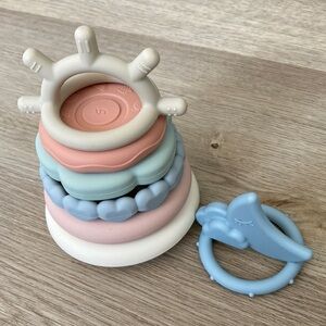 Moonkie Stacking Teething Rings